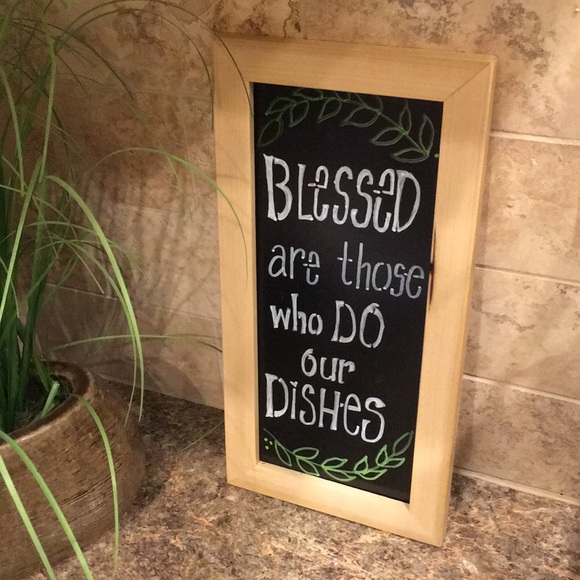 custom Other - NEW Gift Ready Hand Painted Wood Sign w/ white or wood frame - Custom Made